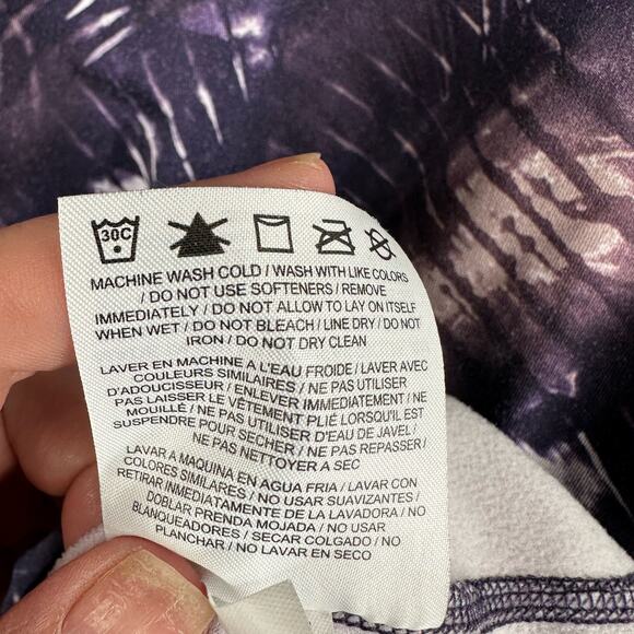 Nike Pro Womens size Small Warm Dri-Fit Half Zip Jacket Pullover Purple Dynasty - Picture 11 of 11